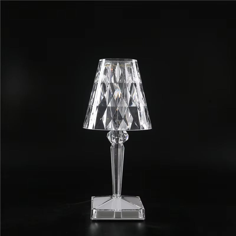 Crystal Diamond LED Table Lamp – Luxury Decorative Night Light